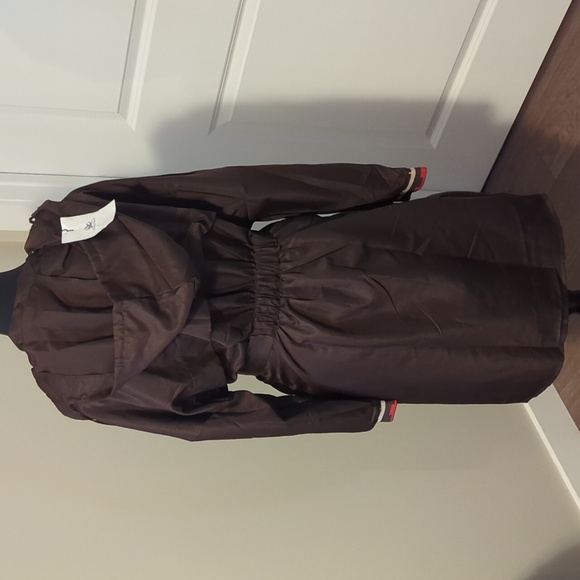 PLAINS & PRINTS | Light pullover wind jacket Spring coat, Medium, belted, brown - Picture 4 of 8